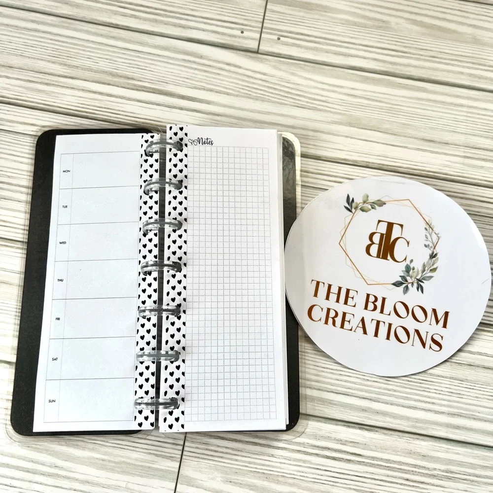 Happy planner weekly notes Skinny mini size Fierce woman leopard cheetah